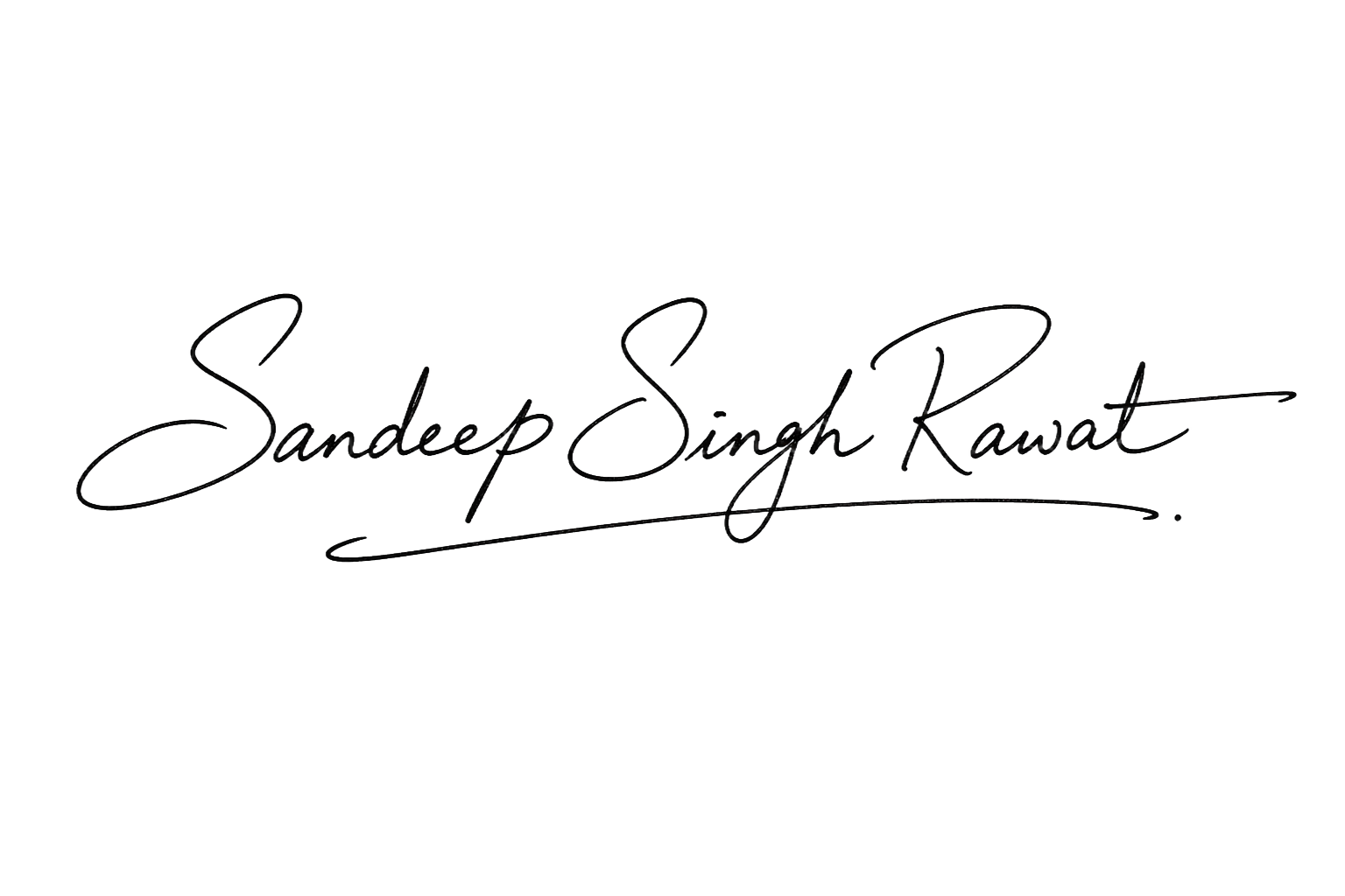 Sandeep Singh Rawat signature